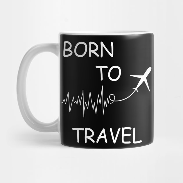 Born to travel adventure ECG by IceShirts